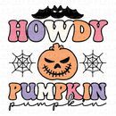 Retro Howdy Pumpkin Pumpkin (Direct To Film)