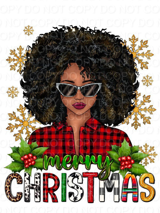 Merry Christmas Dark Skinned Lady (Direct To Film)