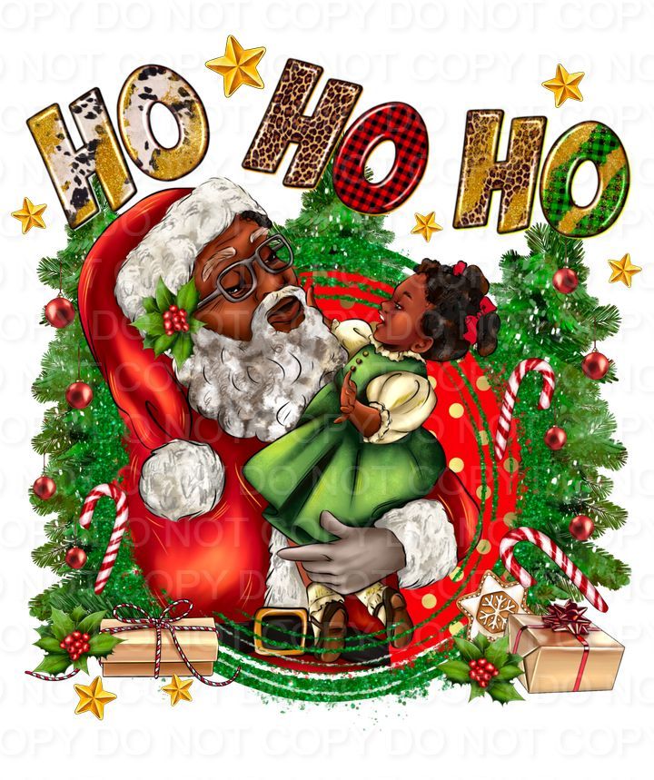 Ho Ho Ho Black Santa (Direct To Film)