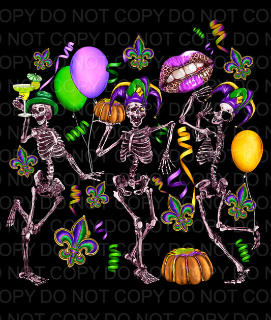 Mardi Gras Dancing Skeletons (Direct To Film)