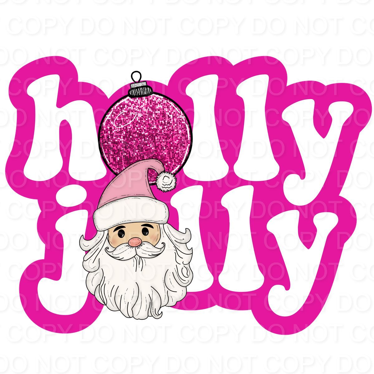 Holly Jolly Pink with Santa (Direct To Film)