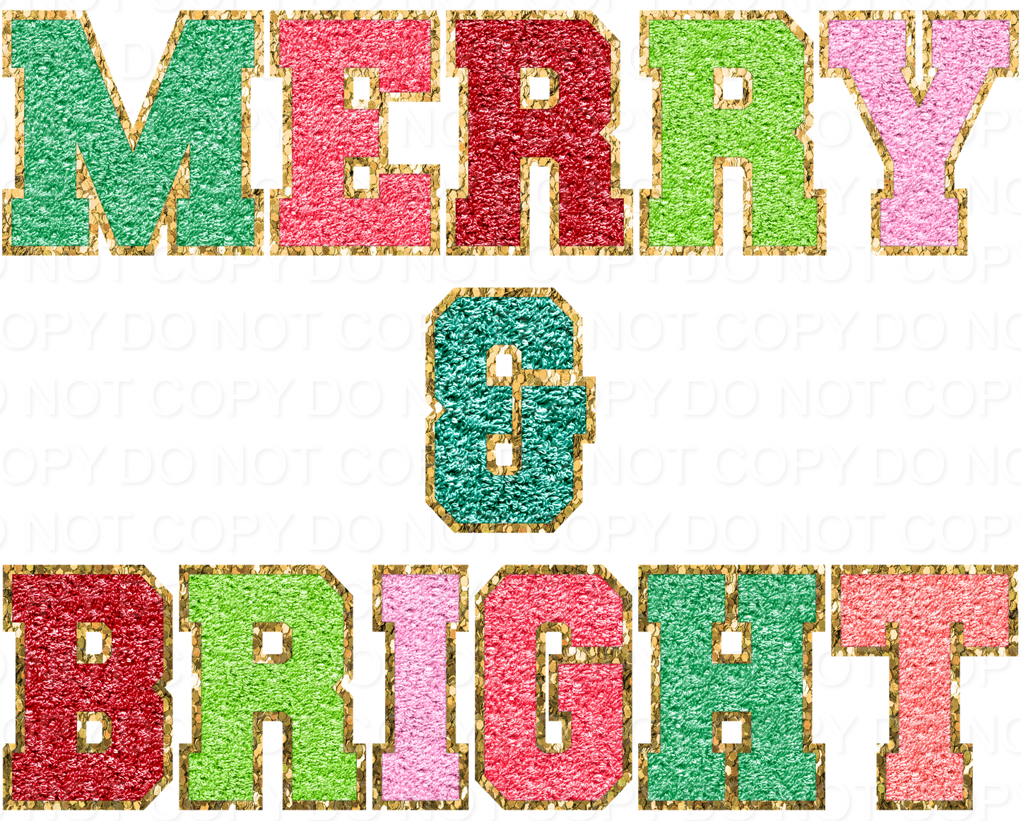 Merry & Bright Faux Chenille (Direct To Film)