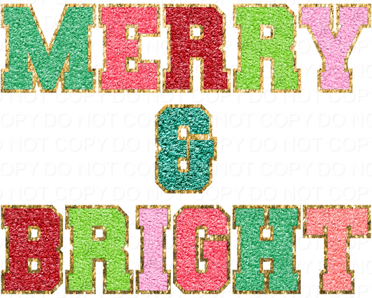 Merry & Bright Faux Chenille (Direct To Film)