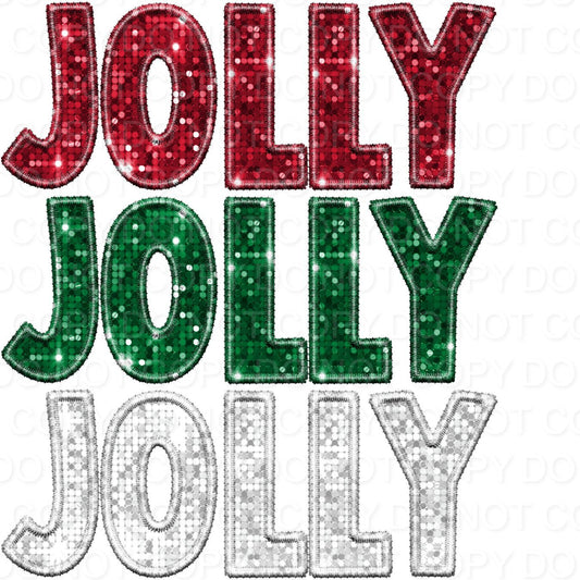 Jolly Jolly Jolly Faux Sequins (Direct To Film)