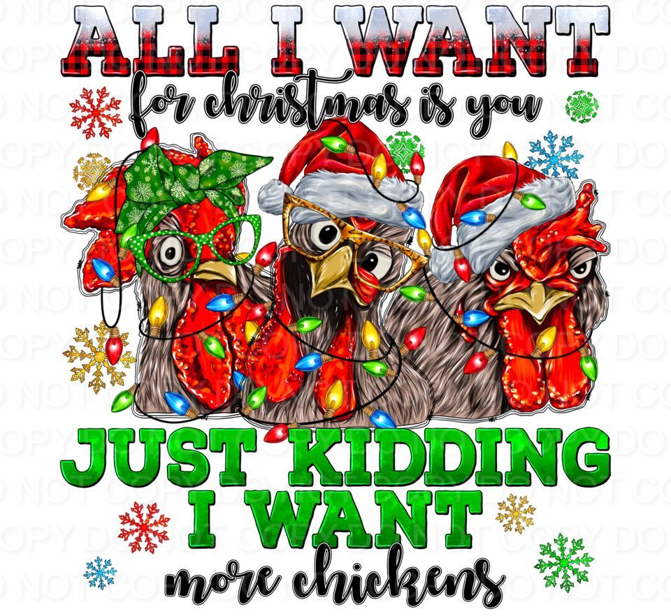 All I want for Christmas Chickens (Direct To Film)