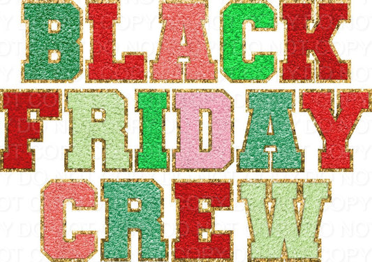 Black Friday Crew Faux Chenille (Direct To Film)