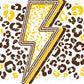 Lightning Bolt and Leopard Background Custom Mascots 1 (Direct To Film)