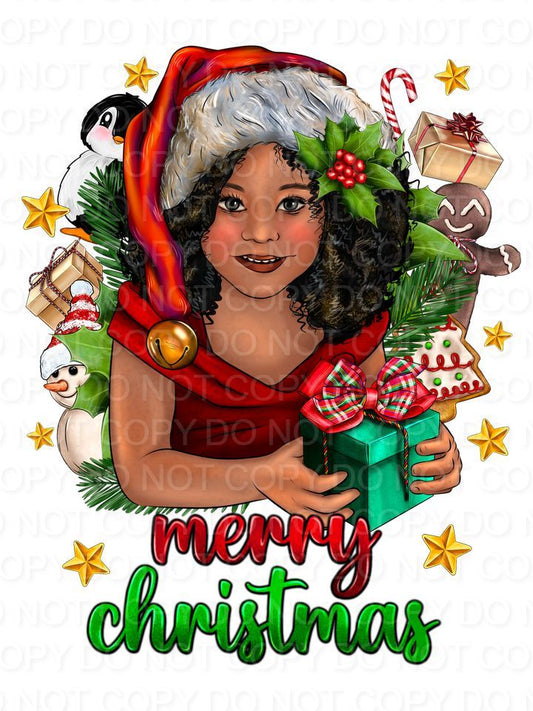 Merry Christmas Dark Skinned Girl (Direct To Film)