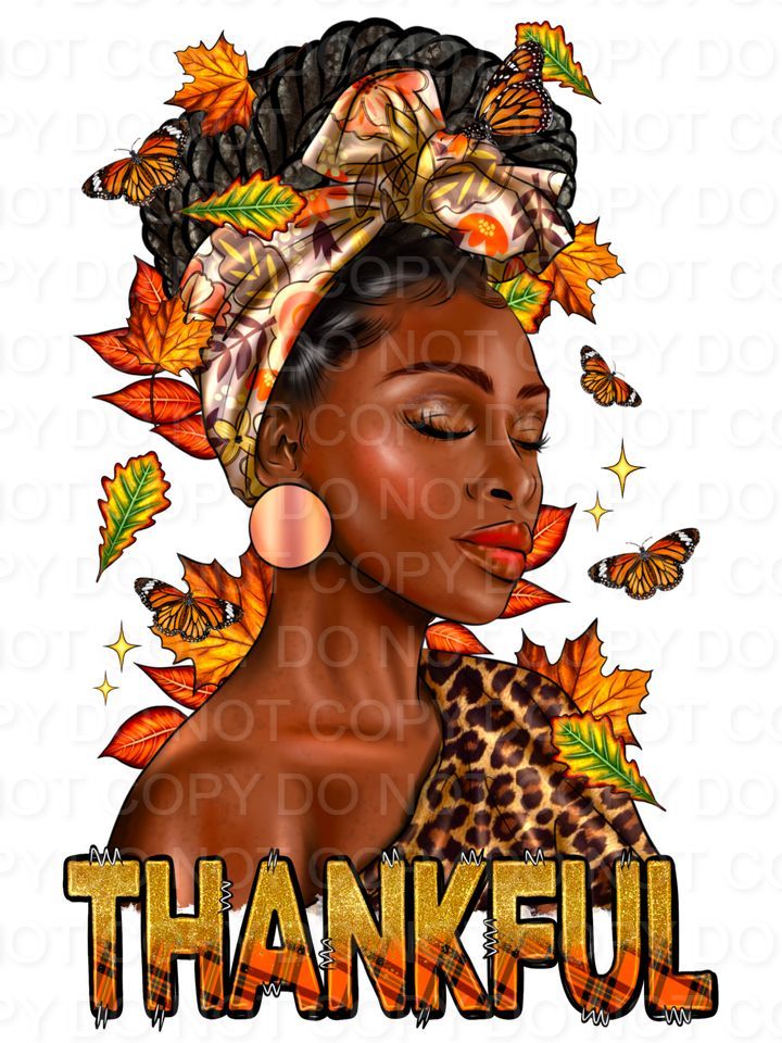 Thankful Afro Woman (Direct To Film)