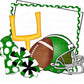 Football Frame with Goal Post, Helmet, and Cheer (Direct To Film)