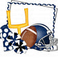 Football Frame with Goal Post, Helmet, and Cheer (Direct To Film)