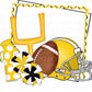 Football Frame with Goal Post, Helmet, and Cheer (Direct To Film)