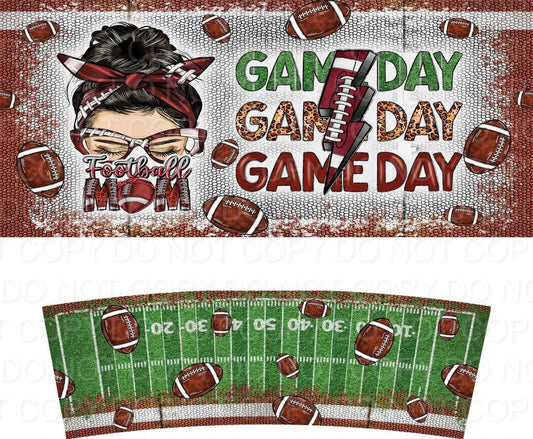 Game Day Football Mom (40 oz Quencher only) (Sublimation Tumbler Wrap)