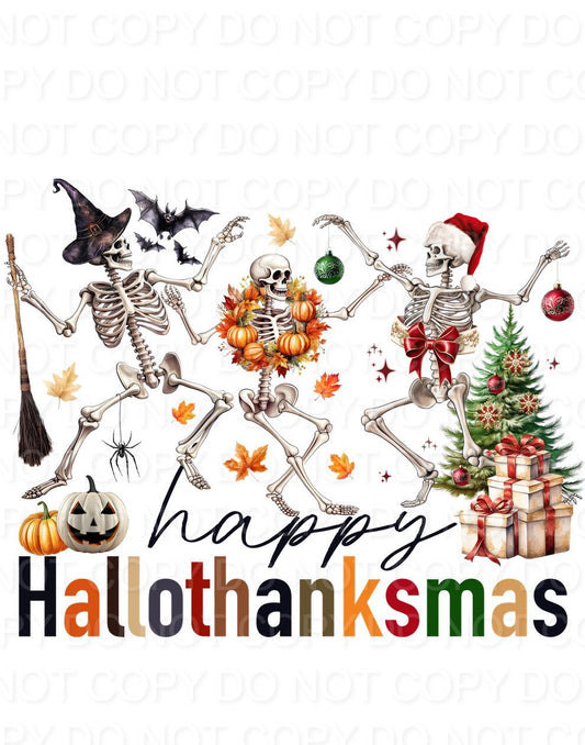 Happy Hallothanksmas skelly (Direct To Film)