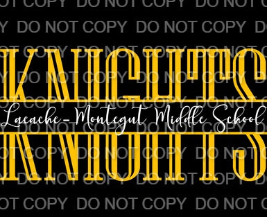 Split Lacache-Montegut Middle School Knights (Direct To Film)