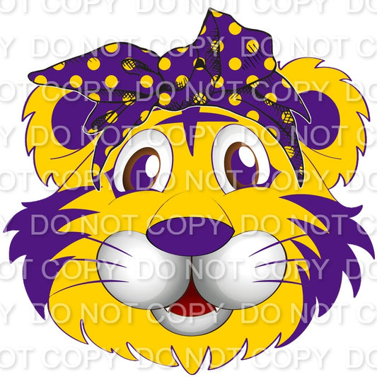 Purple & Yellow Baby Girl Tiger (Direct To Film)