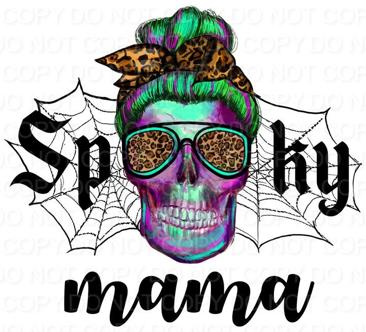 Spooky Mama Skeleton and Web (Direct To Film)