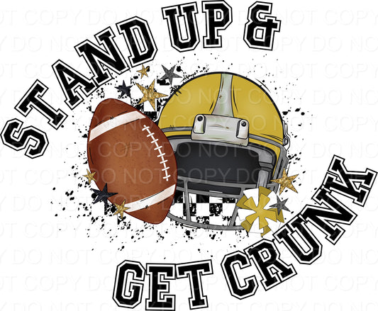 Stand Up and Get Crunk Helmet and Football (Direct To Film)