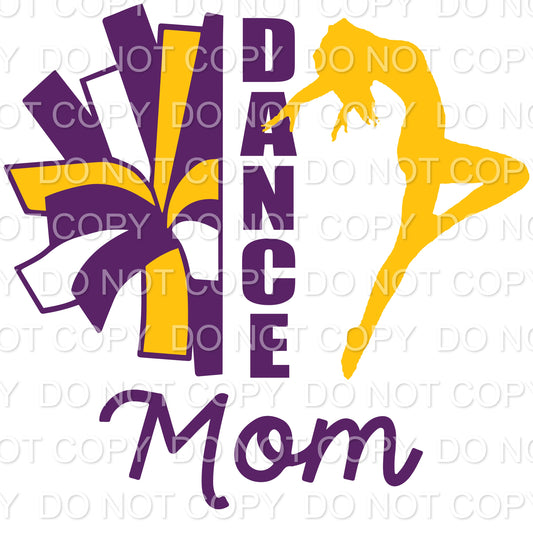 THS Dance Mom Purple and Gold (Direct To Film)