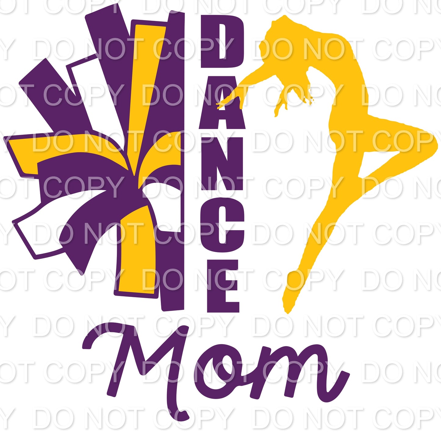 THS Dance Mom Purple and Gold (Sublimation)