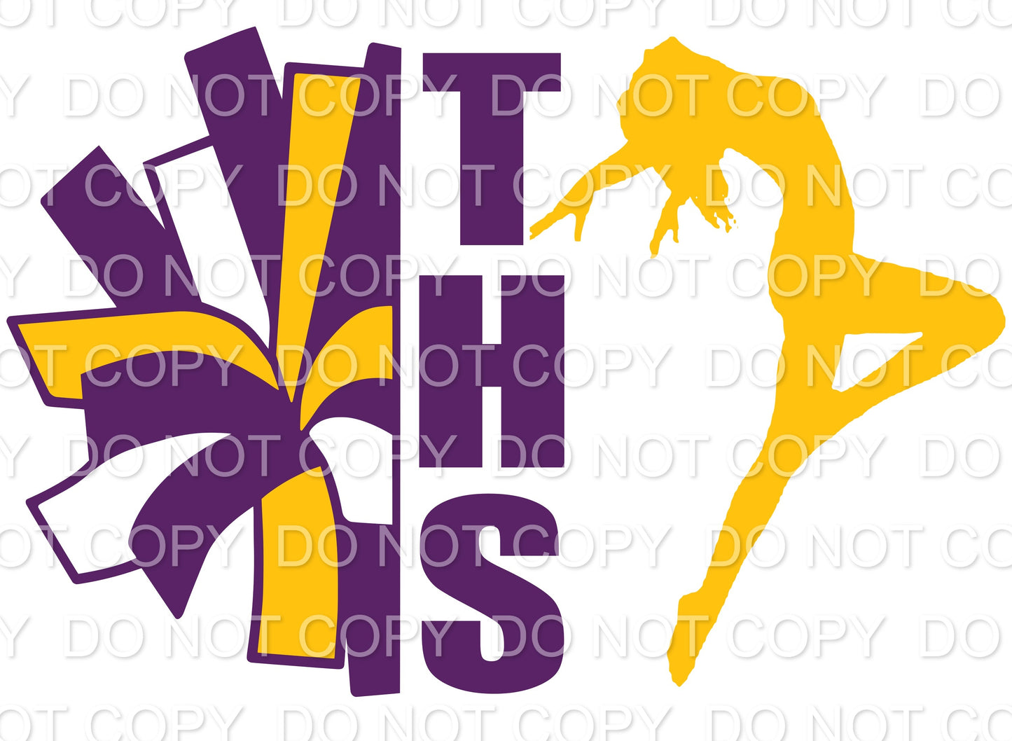 THS with Dancer Purple and Gold (Sublimation)