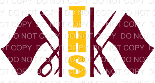 THS Crimson and Gold Guard THS (Sublimation)