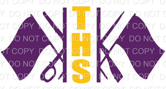 THS Purple and Gold Guard THS (Sublimation)