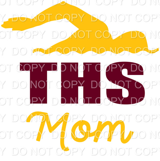 THS Swim Mom Crimson and Gold (Direct To Film)