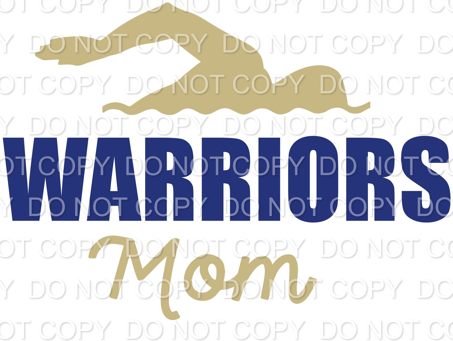 TMS Warriors Swim Mom (Sublimation)