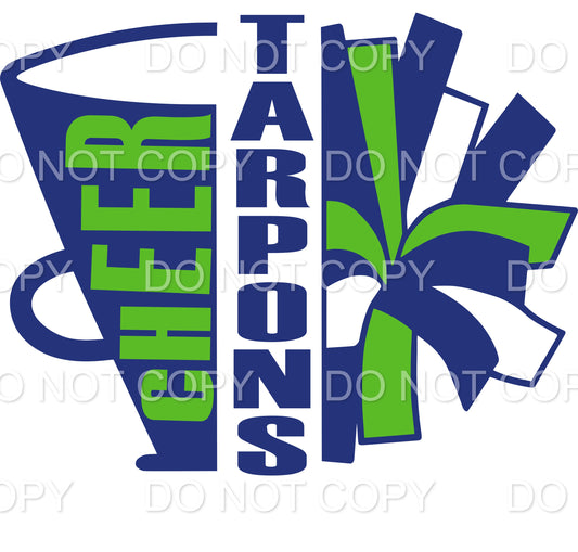 Green Tarpons Megaphone Pom Pom (Direct To Film)