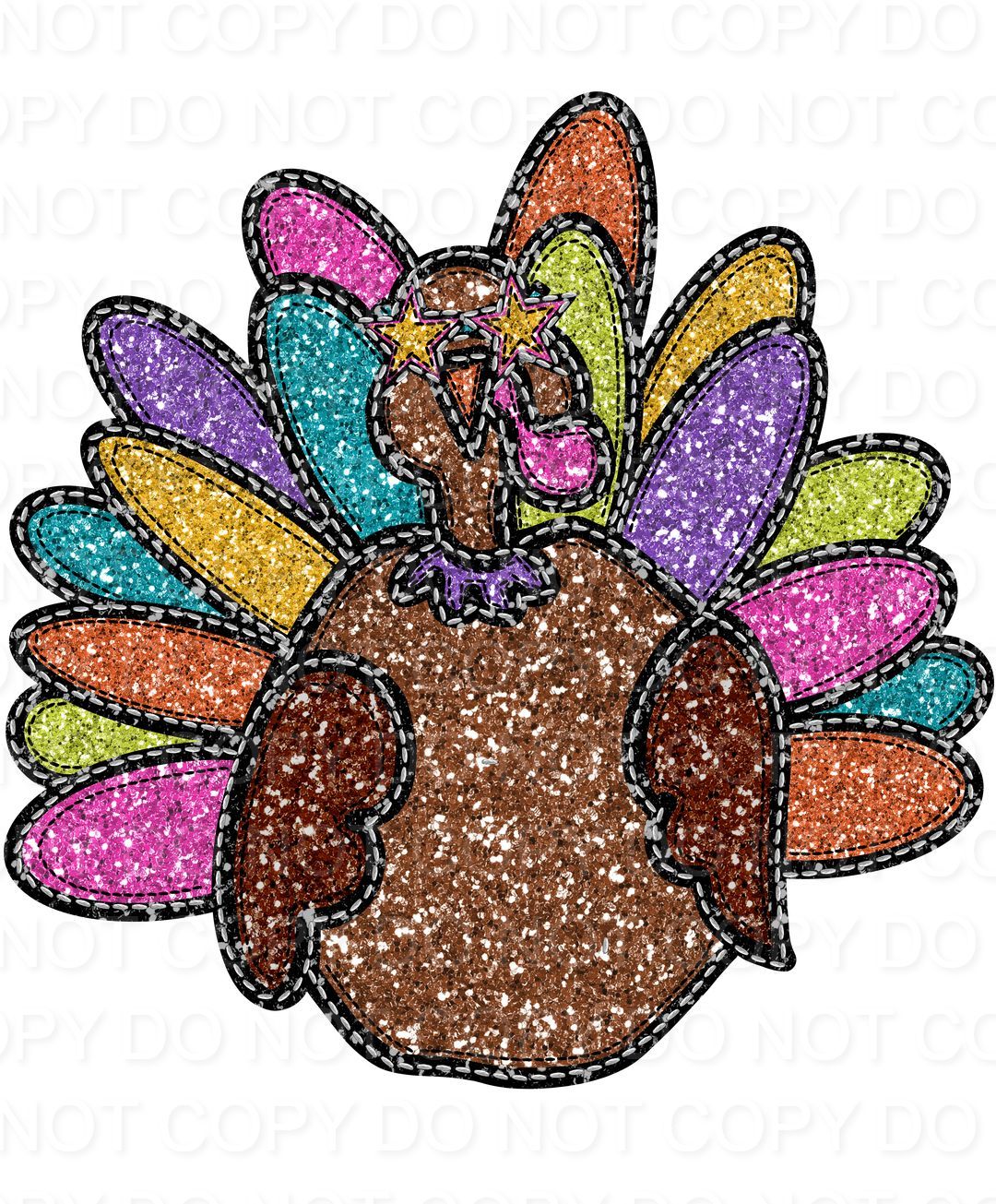 Turkey Faux Glitter (Direct To Film)