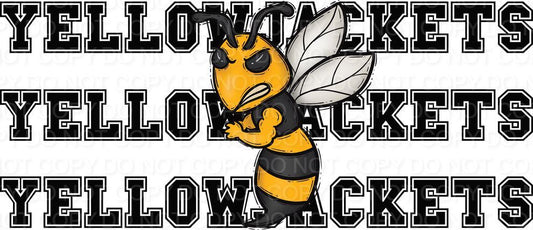 Yellow Jackets Mascot with Yellow Jackets Name (Direct To Film)