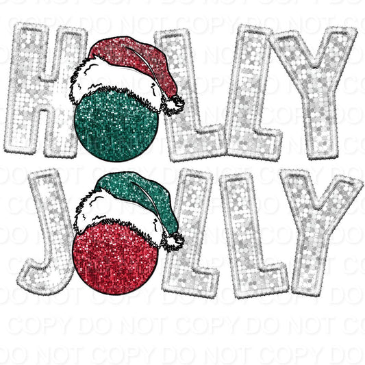 Holly Jolly Faux Sequins (Direct To Film)