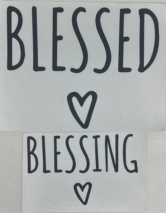 Blessed or Blessing Single Color (Adult or Youth)