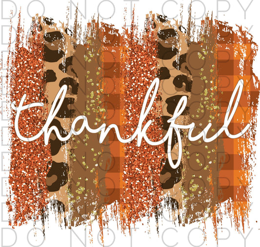 Thankful Brushstroke (Sublimation)