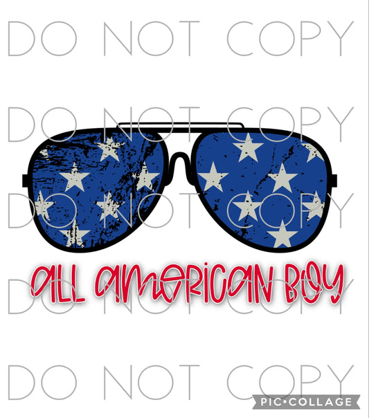 All American Boy with Sunglasses (Direct To Film)