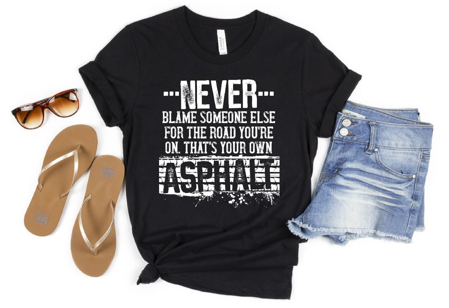 Never Blame Someone Else Single Color (Adult)