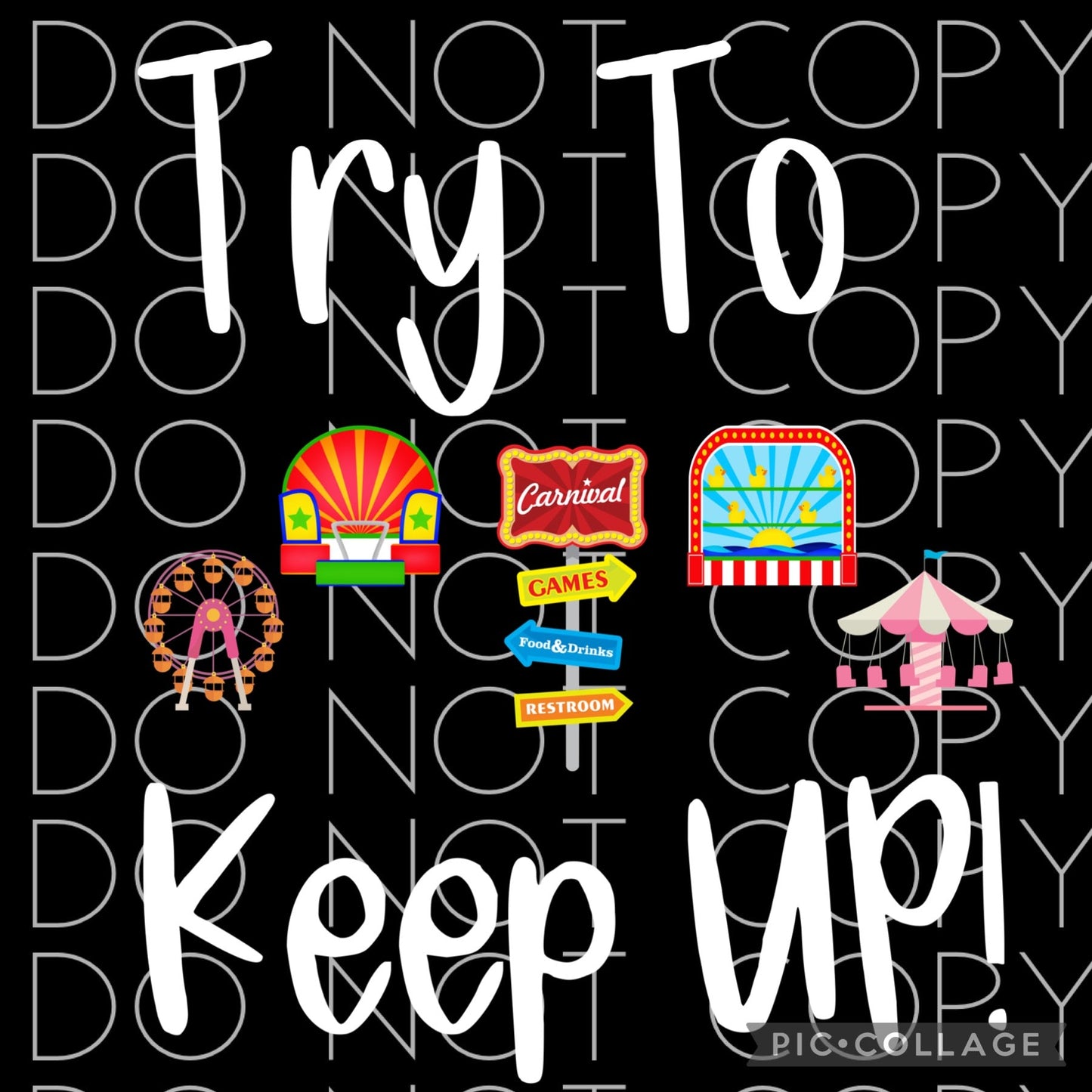 Try to keep up (Sublimation)