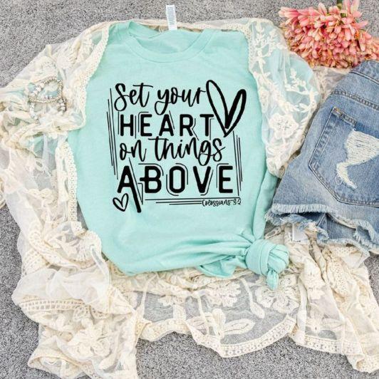 Set Your Heart on Things Above Single Color (Adult)