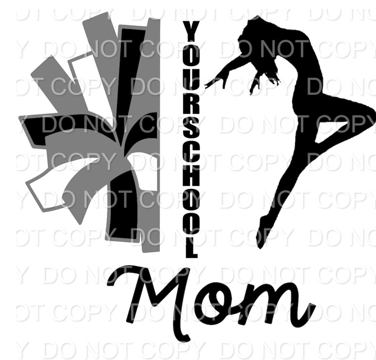 Your School Dance Mom Your School (Sublimation)