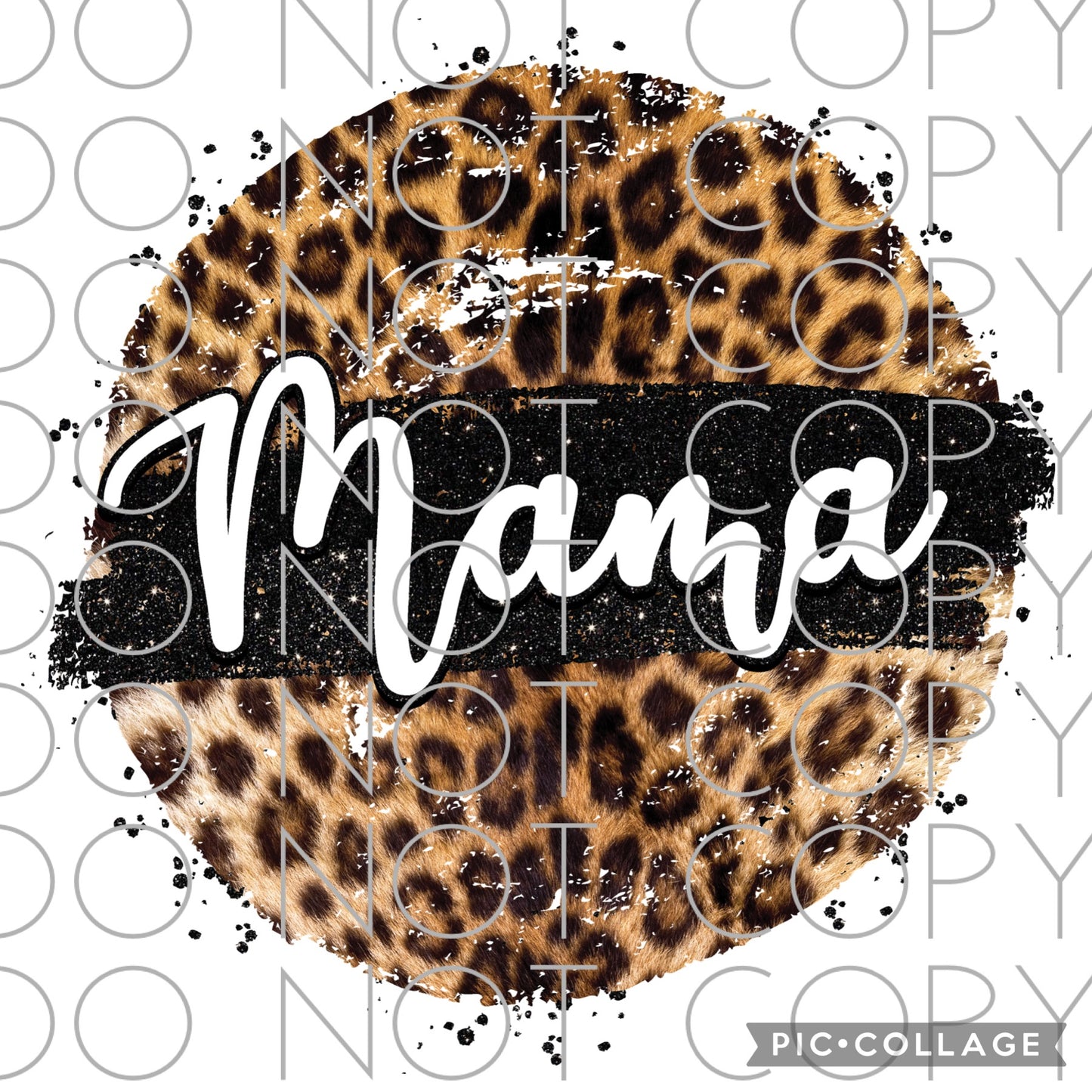 Mama Leopard Circle Full Color (Adult)