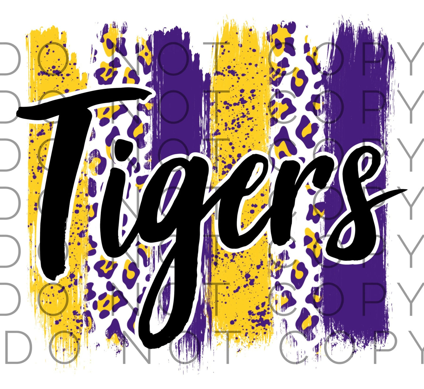 Tigers Brushstroke (Sublimation)