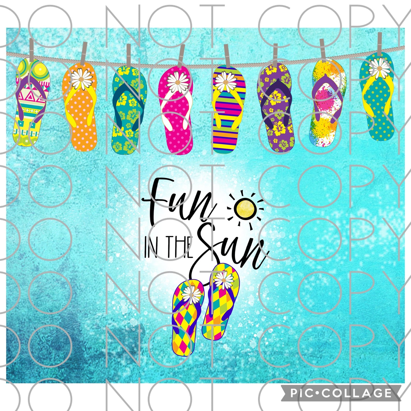 Fun in the Sun (Sublimation Tumbler Wrap)