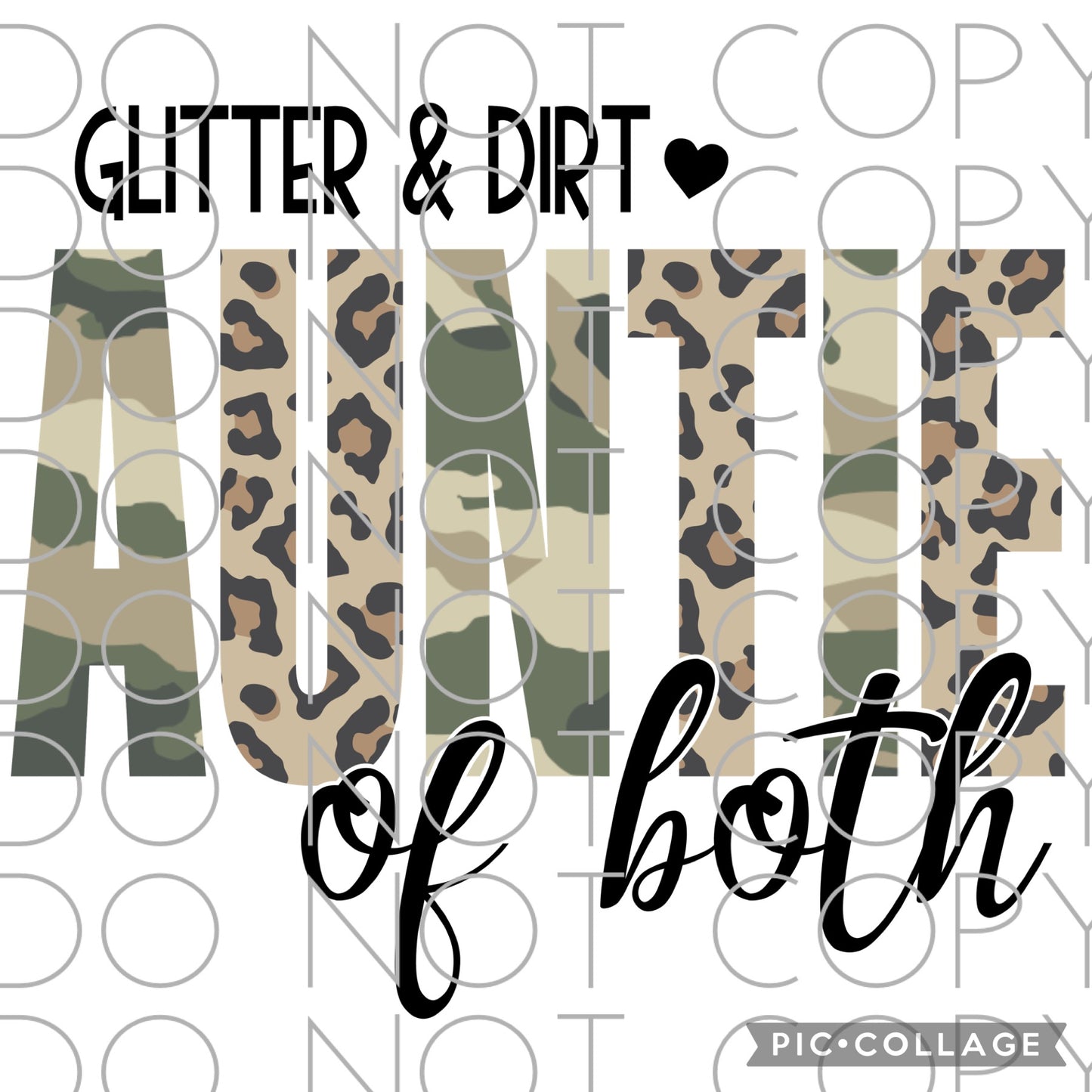 Glitter & Dirt Auntie of Both Full Color (Adult)