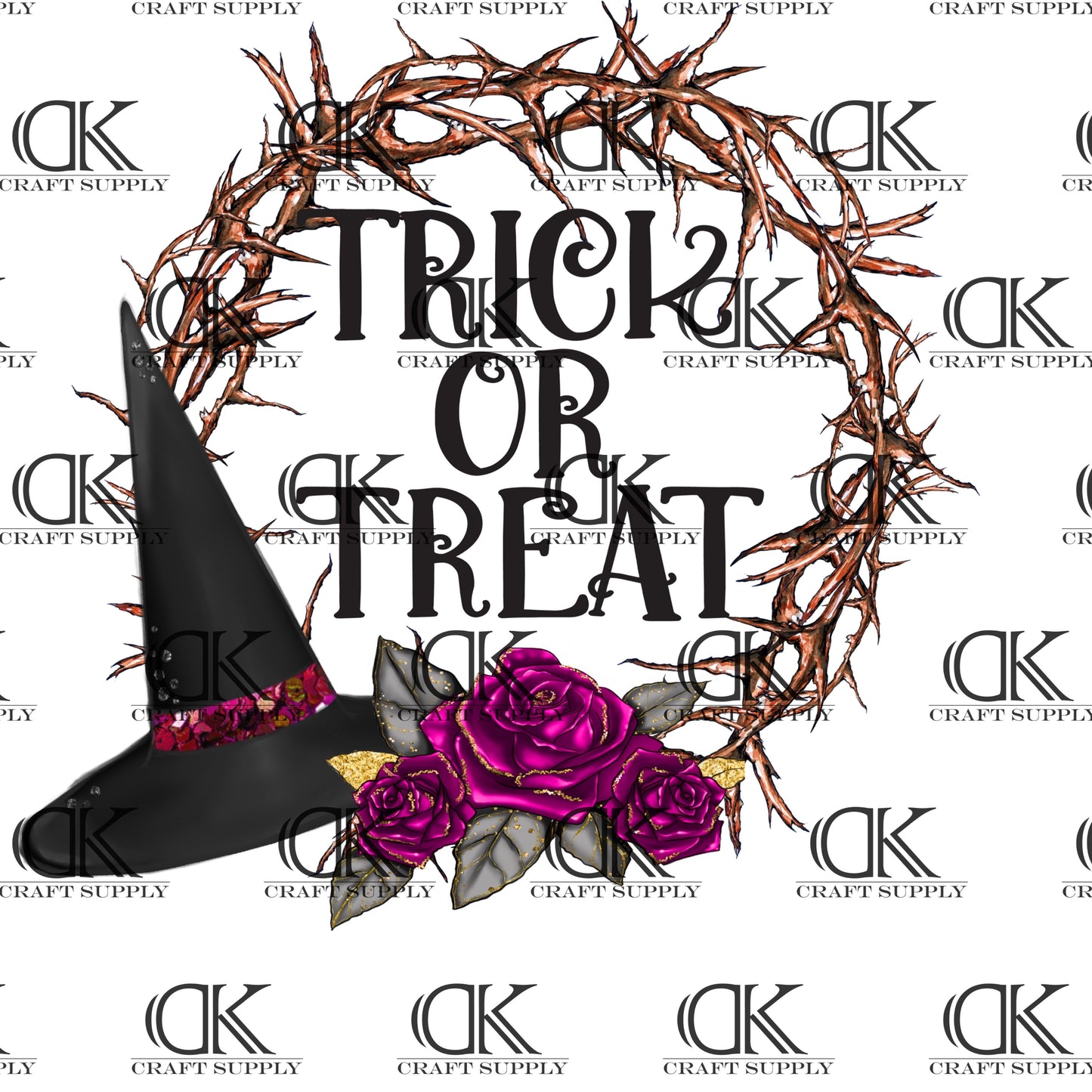 Trick Or Treat Thorns and Roses  (Sublimation)