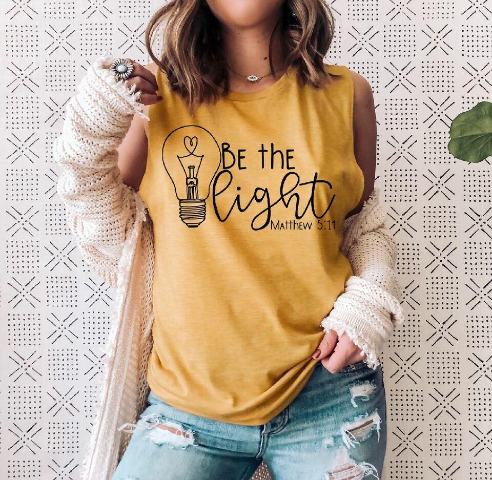 Be the Light Single Color (Youth or Adult)