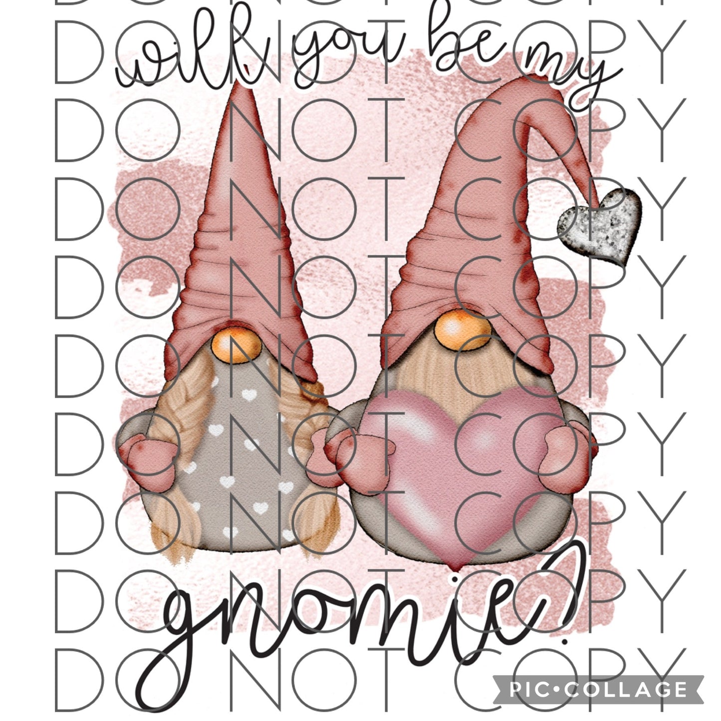 Will you be my gnomie (Sublimation)