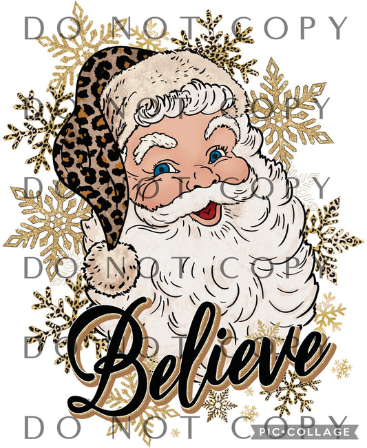 Believe Santa (Sublimation)