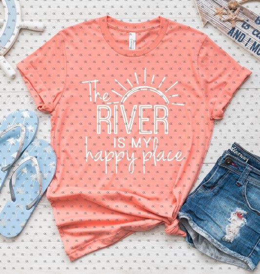 The River is my Happy Place Single Color (Adult)