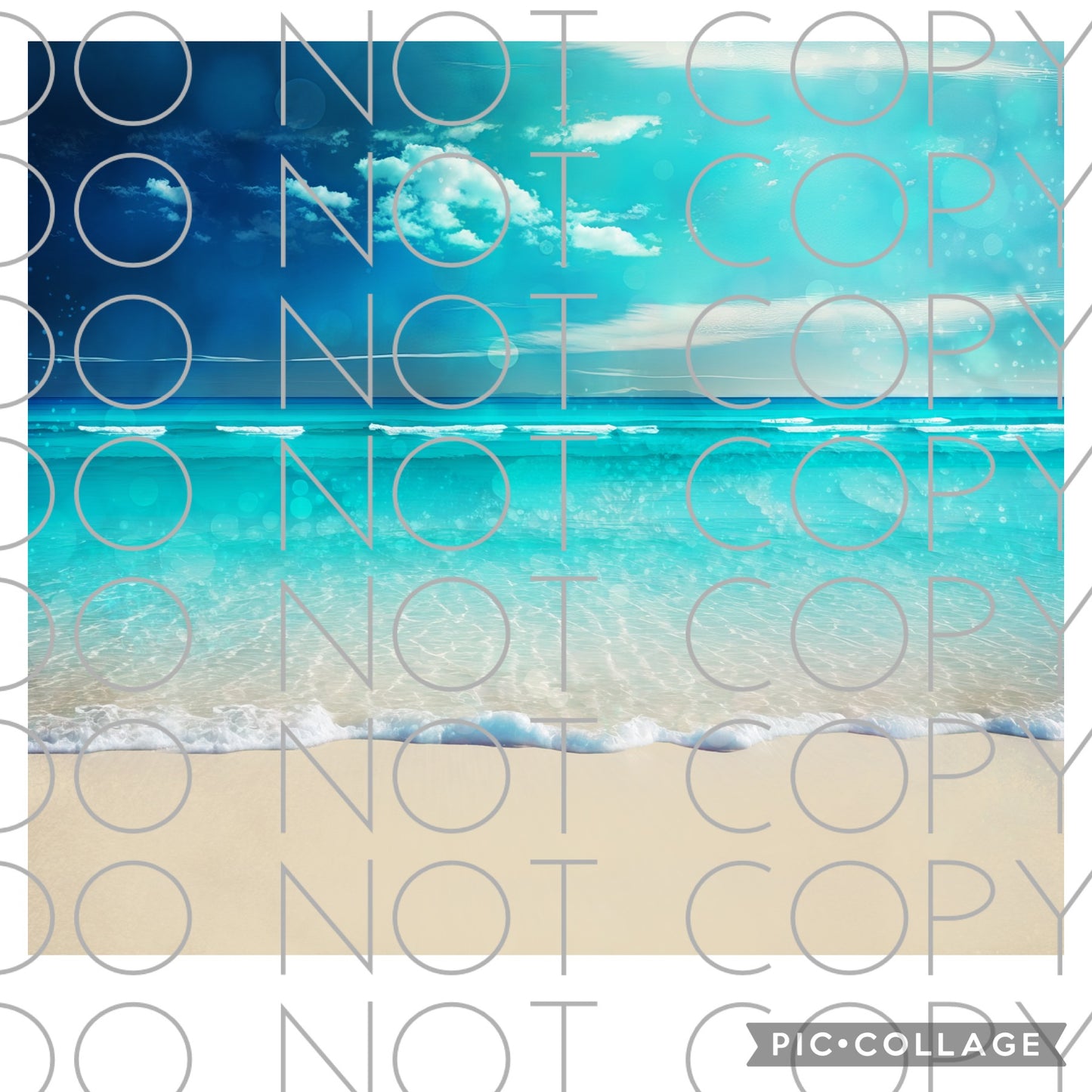 Beach (Sublimation Tumbler Wrap)